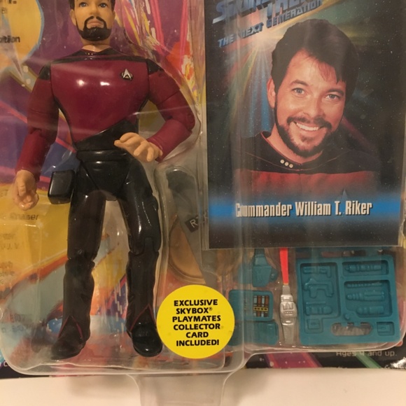 1994 Collectible Star Trek Next Gen action figure, Riker - Picture 2 of 5